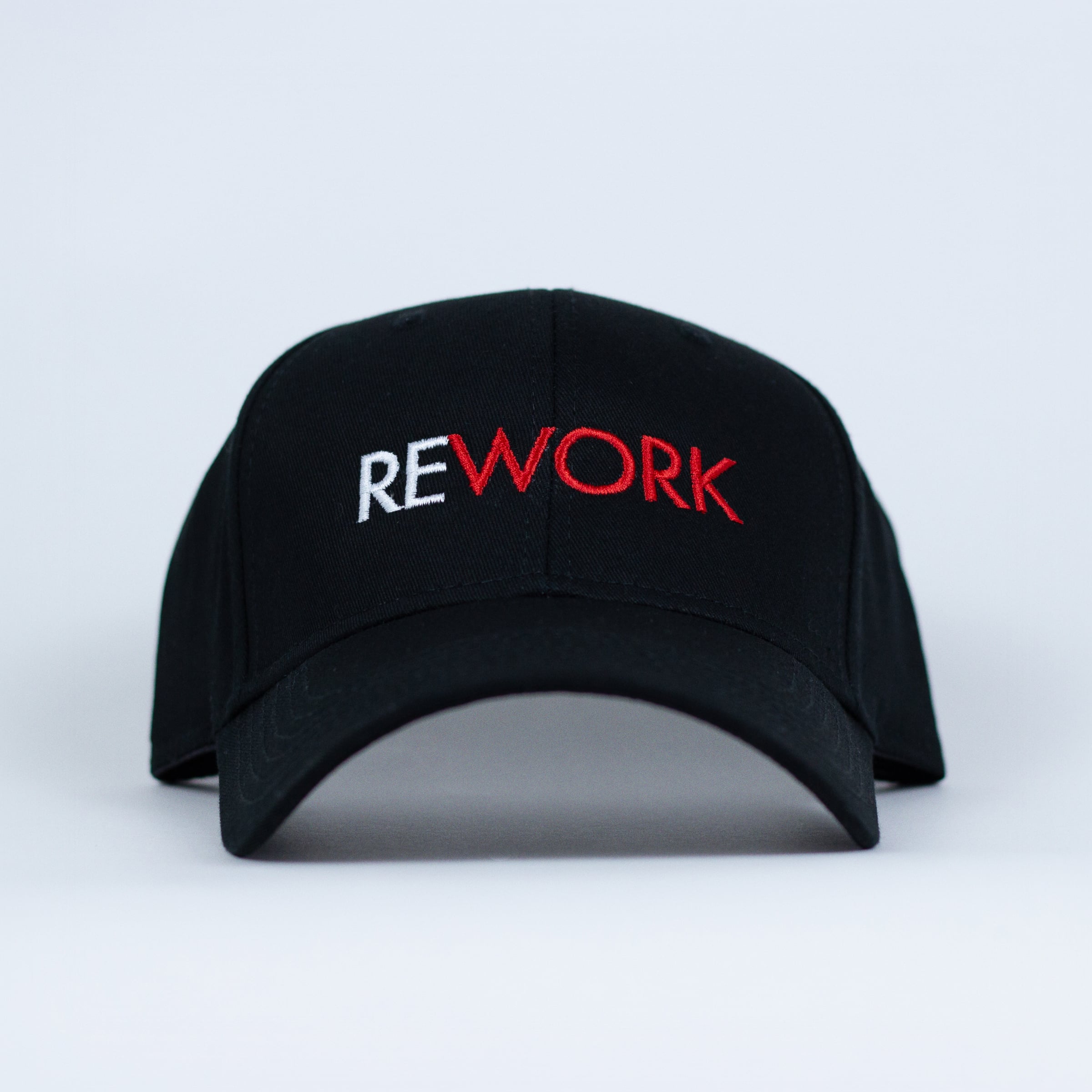 6-panel low profile REWORK baseball cap in black